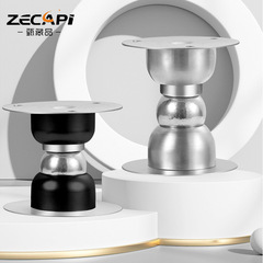 Bedroom living room hole-free mini magnetic door stop, bathroom balcony stainless steel windproof strong magnetic door barrier