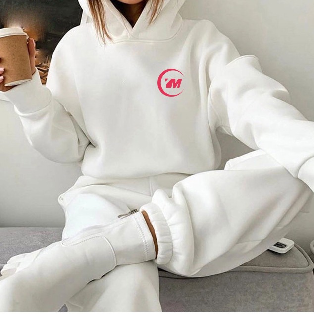 Women's Clothing clothing women's fashion casual fashion sexy navel baring printed waist hooded women's sweater suit_voghion.com