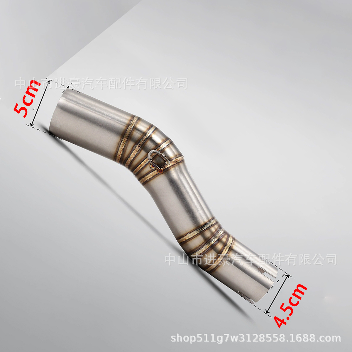 Suitable for Motorcycle Modification Cbr250Rr Modified Exhaust Pipe Cbr250R Mid-Front Section Factory Direct Sales Non-Destructive