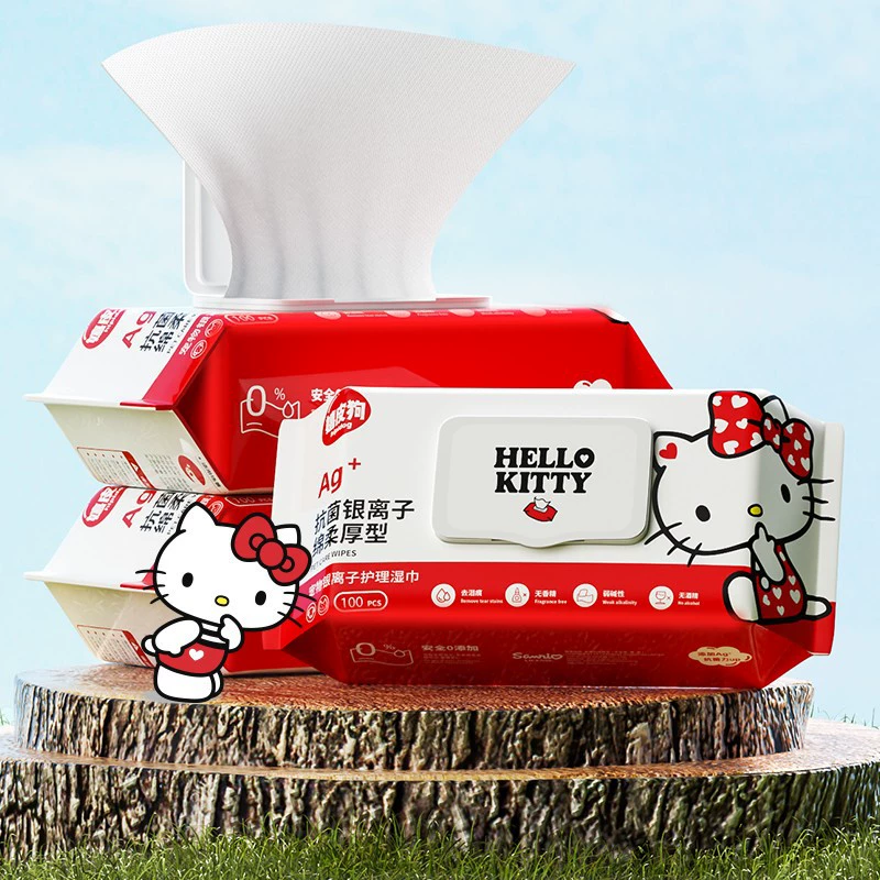 Чистка кошек Щенки 100 Увеличение дыма Утолщенные салфетки для домашних животных оригинальные товары Чистка Товары для домашних животных в наличии