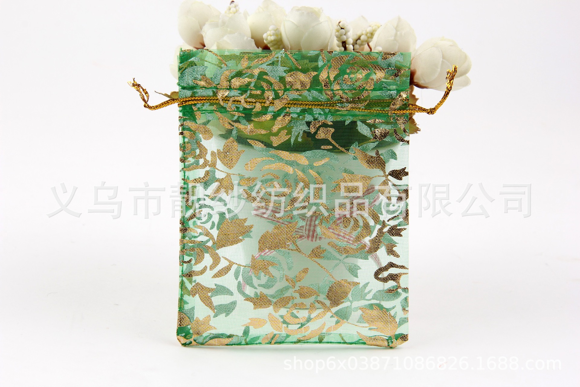 Зеленая роза;7*9