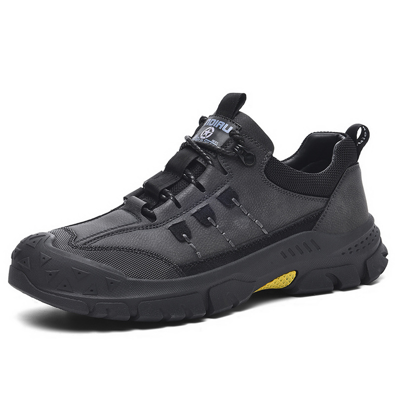 Men's Work Shoes Outdoor Casual Hiking Shoes Closed-Toe Large Size 46_vogvips.com