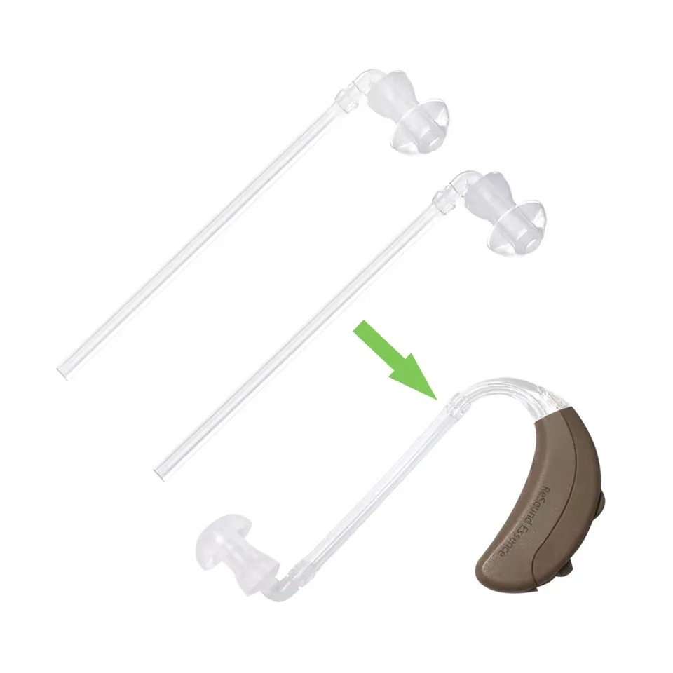 Tapones y Tubos de Silicona para Audífonos BTE Juego de 3 Piezas de Silicona Accesorio para Audífonos BTE image 5