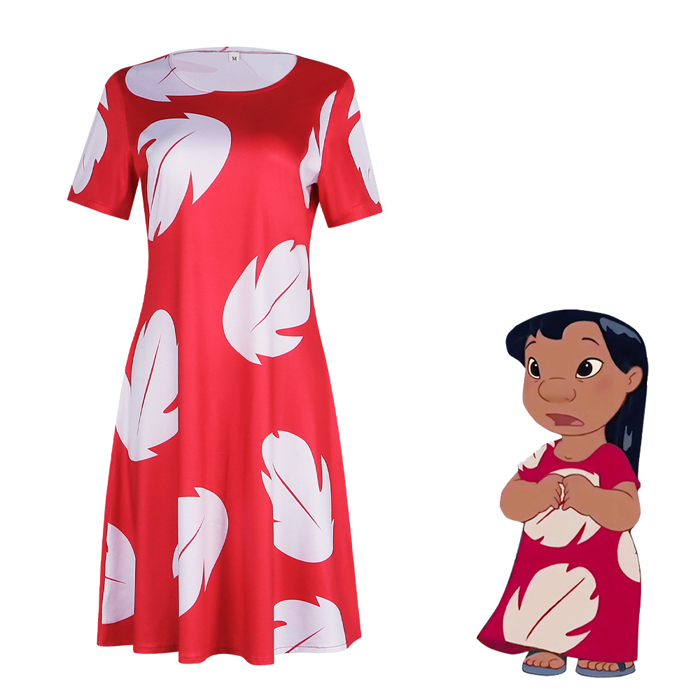 星際寶貝cos服 莉蘿公主 Lilo Pelekai 公主服裝cosplay服扮演服