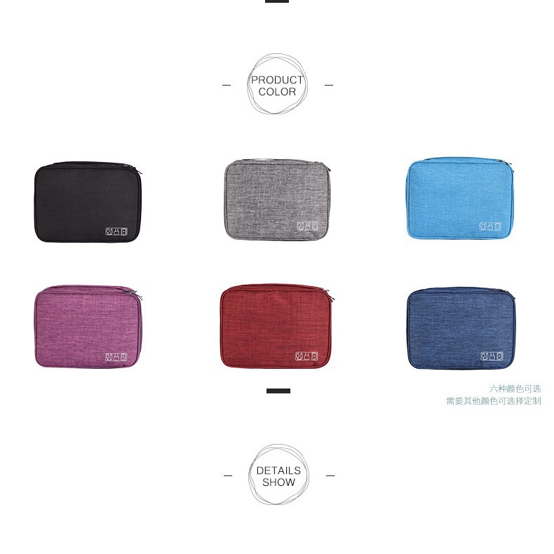 (2개) 양이온 디지털 3 층 휴대용 마무리 가방 여행 여행 좋은 도우미