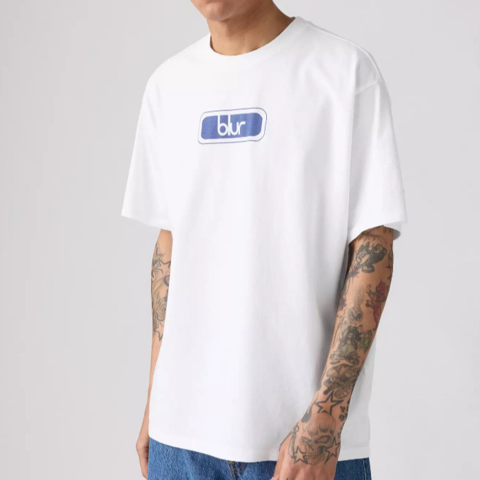 2025 European and American Fashion Cross-Border Summer New Trend Levis High Quality Men's and Women's T-Shirt Short-Sleeved Printing