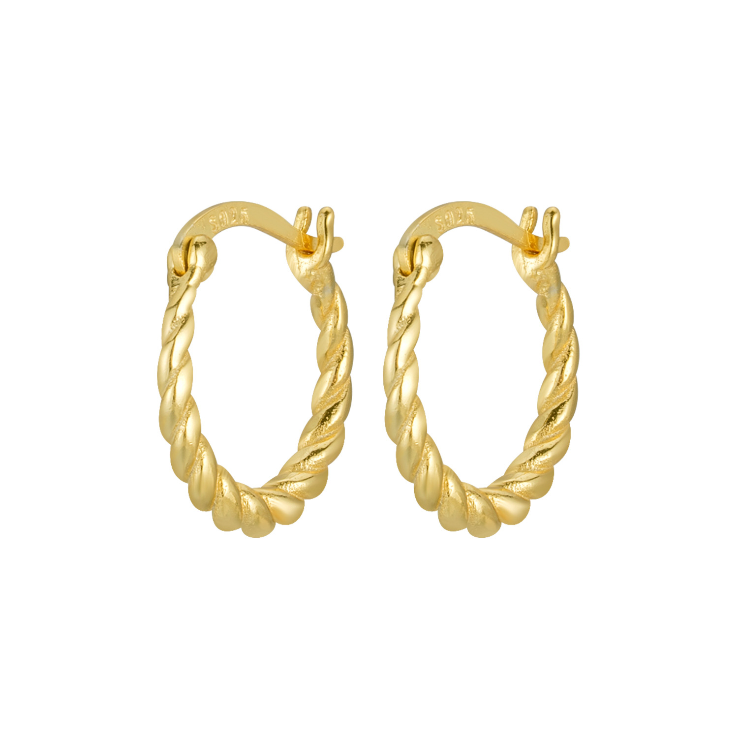 earrings with pigtail pearl