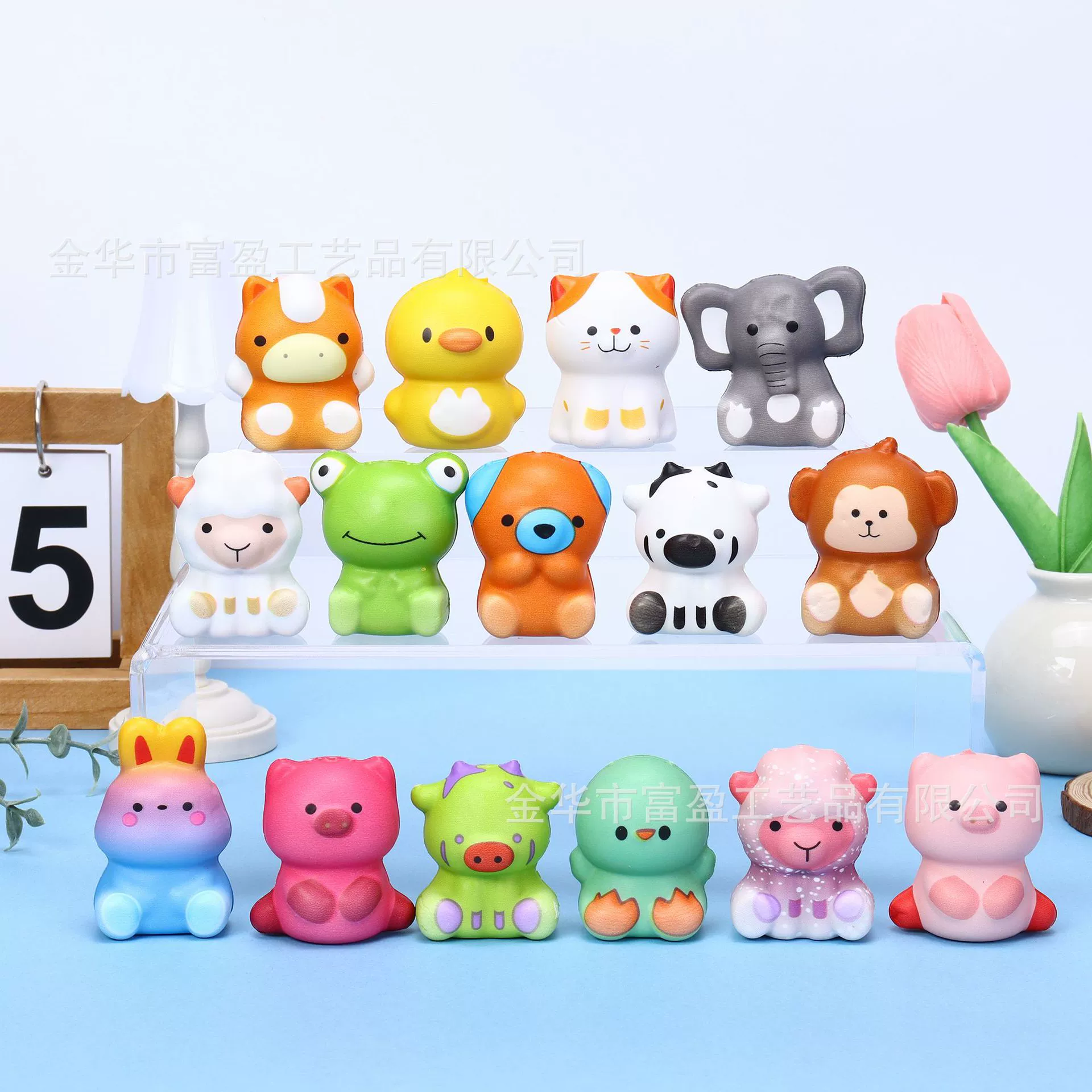 Веселье ностальгический зоопарк брелок для ключей подвеска pu медленный отскок декомпрессии вентиляции мультфильм игрушки оптом