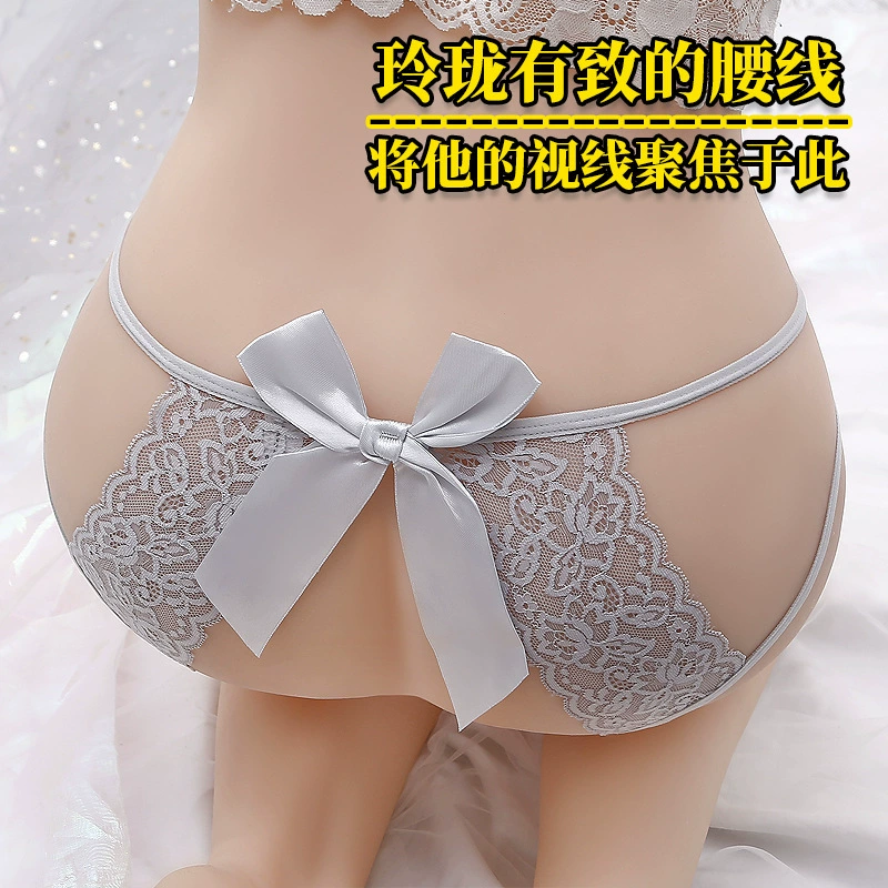 Underwear от , сексуальные кружевные удобные дышащие штаны с бантом, плюс размер