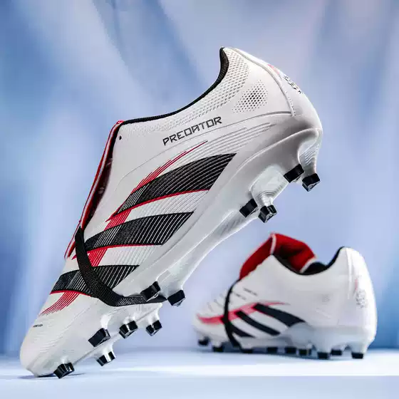 Cross-Border New Lace-Free Low-Top Football Shoes for Teenagers, Suitable for Grass Training and Matches, Professional Football Shoes, Wear-Resistant and Non-Slip