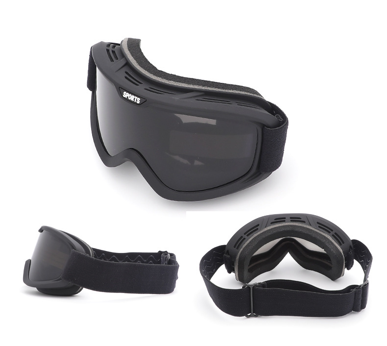 Ochelari de schi unisex, ochelari de drumeție cu protecție dublă pentru ceață, ochelari de schi anti-vânt și zăpadă, miopie_voghion.com