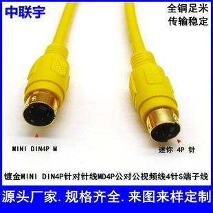 僽�MINI DIN4Pᘌ�ᘾ�MD4P������ҕ�l��PLC����4�S���Ӿ�AV��
