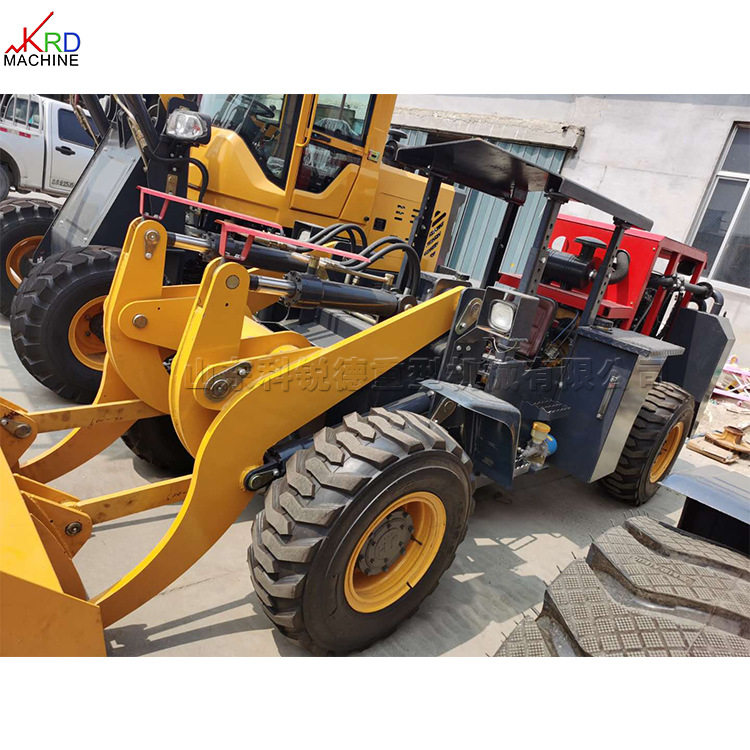 农用抓草工程推土机 四轮矿用低矮型铲运机 装载四驱液压铲车