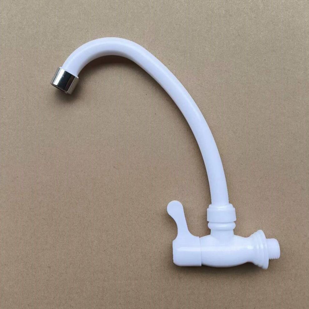 Kitchen single-cooling faucet, plastic faucet for vegetable basin, 4-inch vertical sink, water surface basin, pvc faucet, rotating undefined