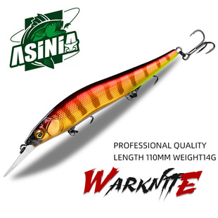 ASINIA Luya Micro Floating Water Surface System Mino Freshwater Horse Mouth White Strip Small Cow-mouth Fake Bait AS-mage