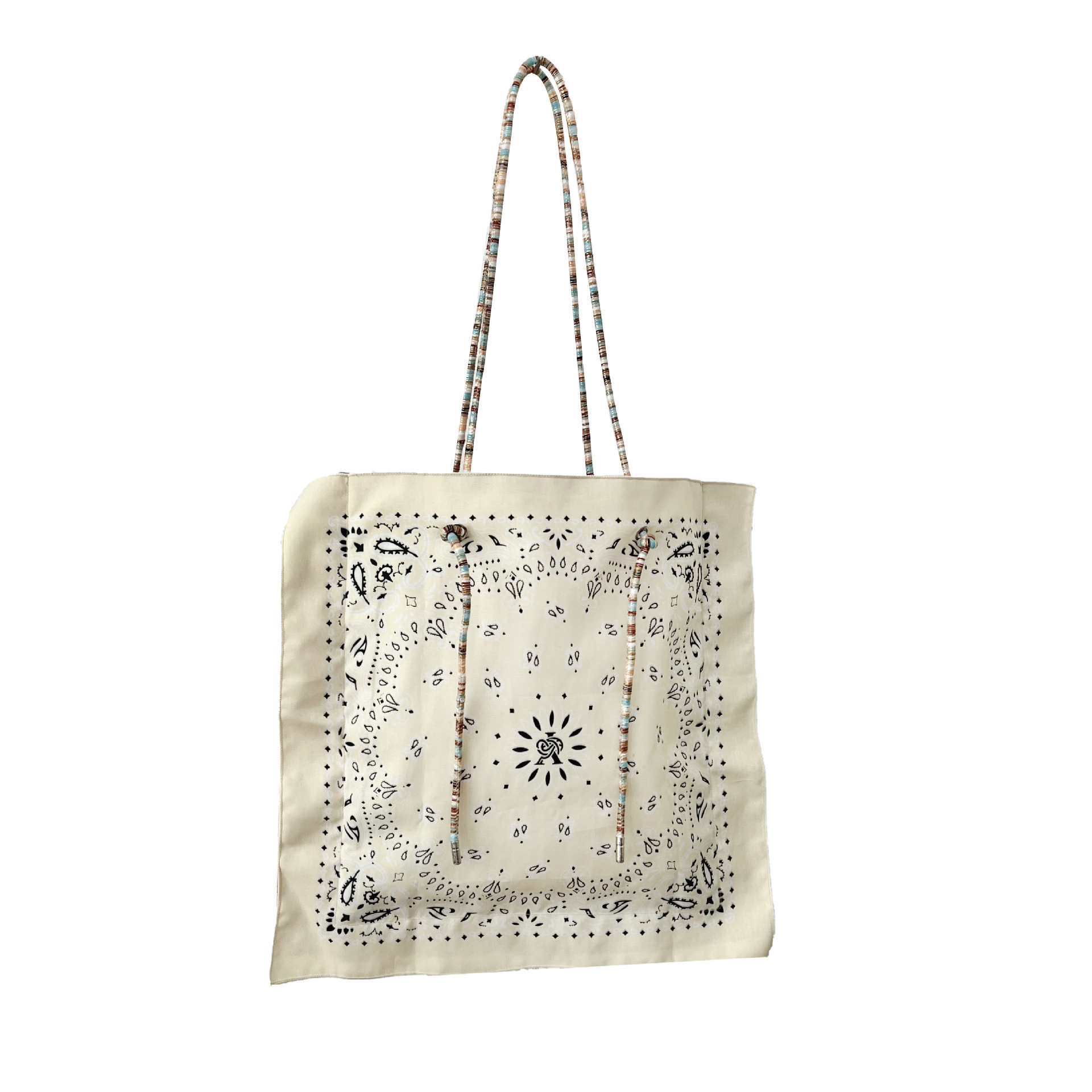 Bolso de mujer nuevo estilo de vacaciones estilo de viaje de alta capacidad impresión de doble cara bolso de hombro