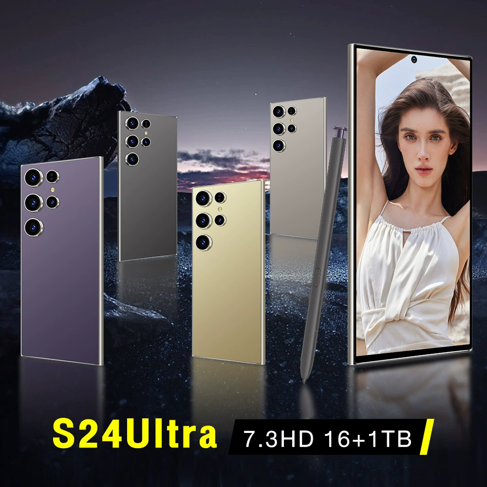 Смартфон S24 Ultra, 7.3" дисплей, аккумулятор 8000 мАч, камера 72+108 МП