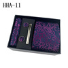 Tie, scarf, gift box, black set for leisure, 2022