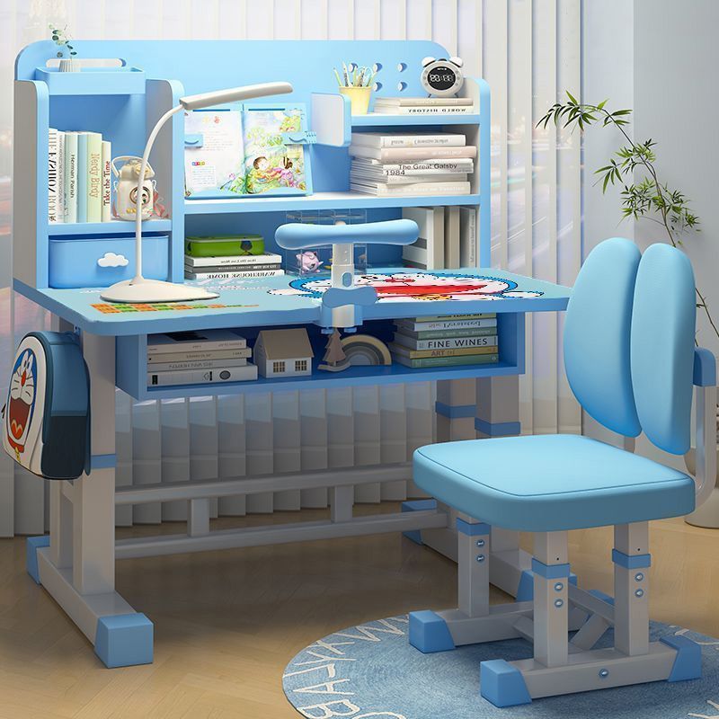 Children's Study Table, Primary School Student Home Desk, Writing Table, New Liftable Combination, Children's Desk and Chair Set