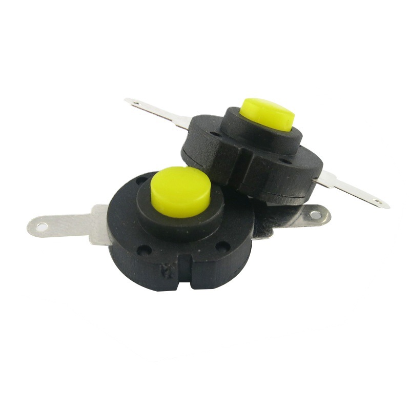 Self-locking round toggle switch, DIY electronics building materials, round switch, miniature switch, power supply accessories.