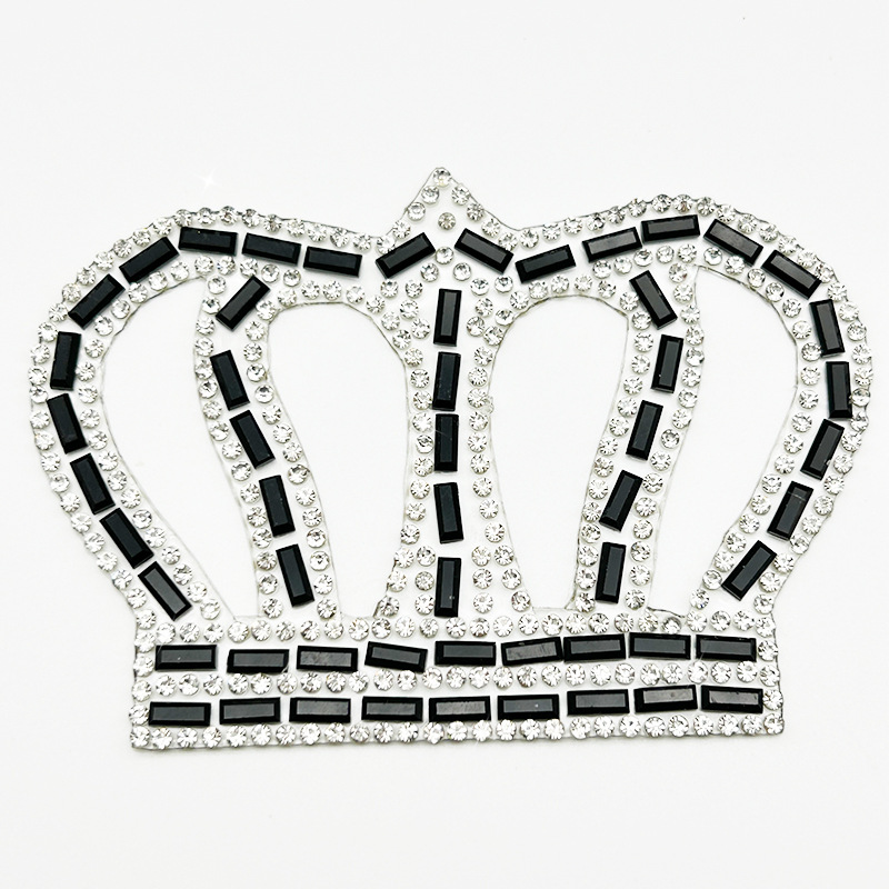 Joyas de diamante de corona accesorios de ropa parche autoadhesivo zapatos sombreros diamante de cristal DiDi joyas de decoración diamante