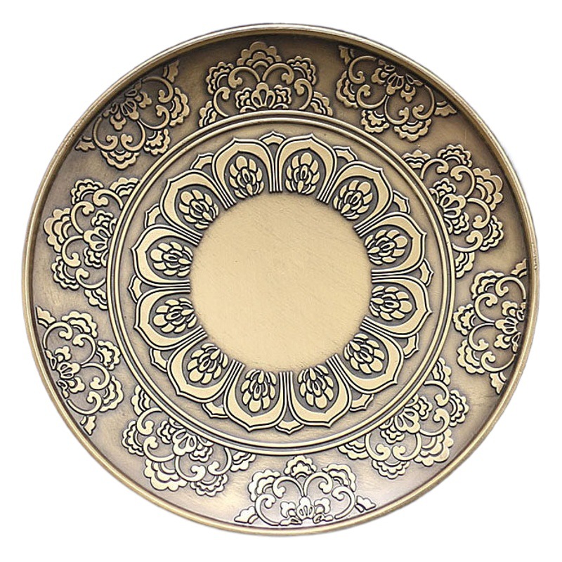 Quemador de incienso de estilo antiguo de cobre, soporte para varillas de incienso de loto, decoración zen para el hogar, sin caída de ceniza. image 1