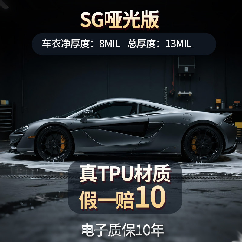 Protection Film for: Jike Car paint protective film - sg-matte-8mil-selected-tpu-10-year-warranty-other