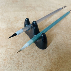 天青煙雨瘦金體毛筆 初學宋徽宗字帖小楷 紫毫兼毫工筆花鳥勾線筆