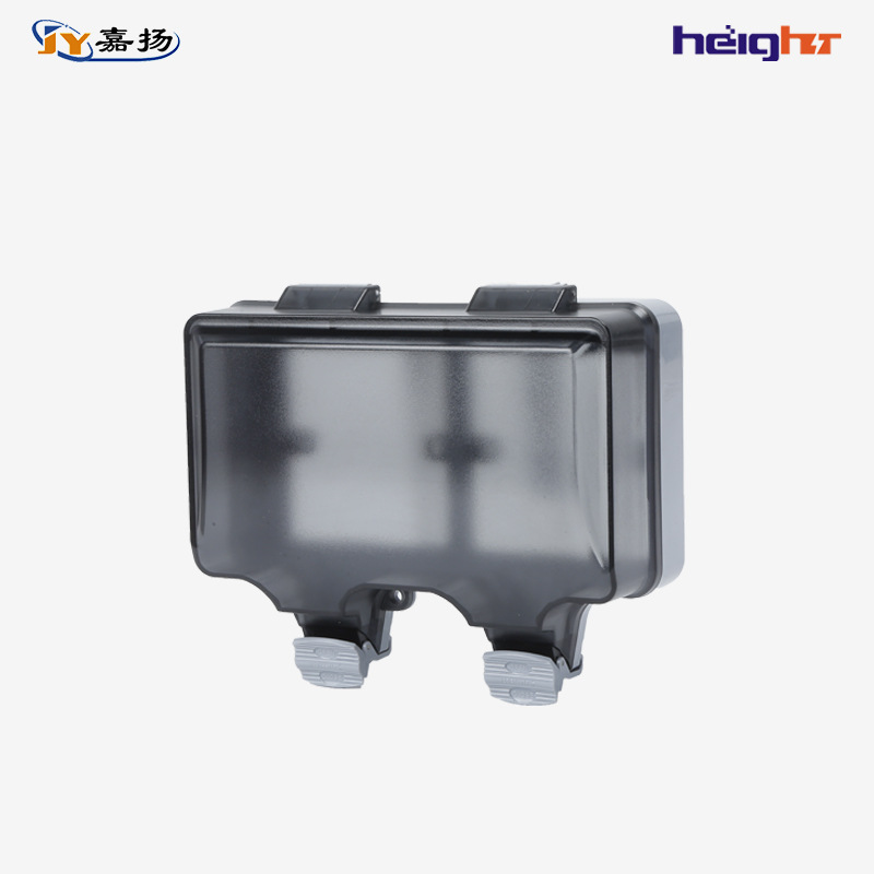IP66 Dual 86 Outdoor Waterproof Socket Box, Concealed Outdoor Rainproof, Bathroom Splash Proof Box