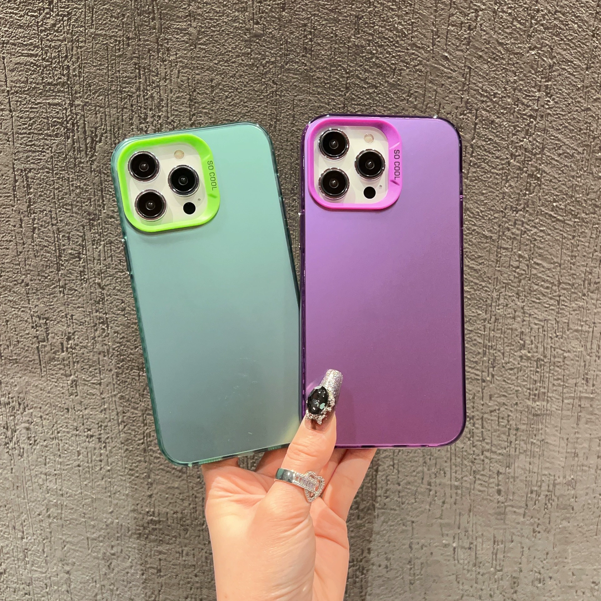 Чехол для Apple 16E, покрашенный IP15, матовый IP13, противоударный IP12, двухслойный IMD чехол IP15P, цвет серебро