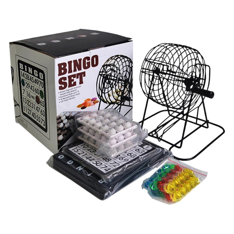 Juego de mesa BINGO Wine set bar lotería máquina BINGO Card