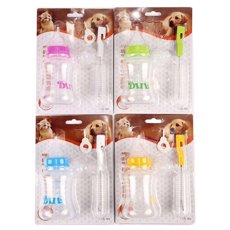 ペット用品 人気のペットボトルセット 猫 子犬 子猫ボトル 犬ボトル 乳首|undefined