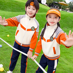 幼儿园园服春秋装棒球服三件套一年级班服运动小学生校服夏天套装