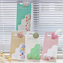 母亲节波浪边单支手提花盒鲜花礼盒花束插花袋插花盒花艺纸盒批发