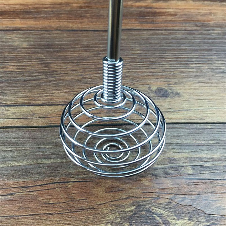 Baking Kitchen Handheld White Mixer Whisk Manual Egg Beater Stainless Steel Tool Cream Multi-use_voghion.com