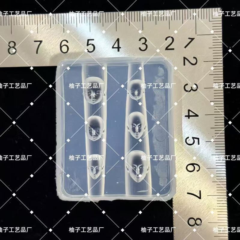 インターネット有名人クリエイティブフェイスシリコンモールドクリエイティブ diy マニキュアツールレリーフマニキュアモールドウェアラブルネイル装飾モールド|undefined