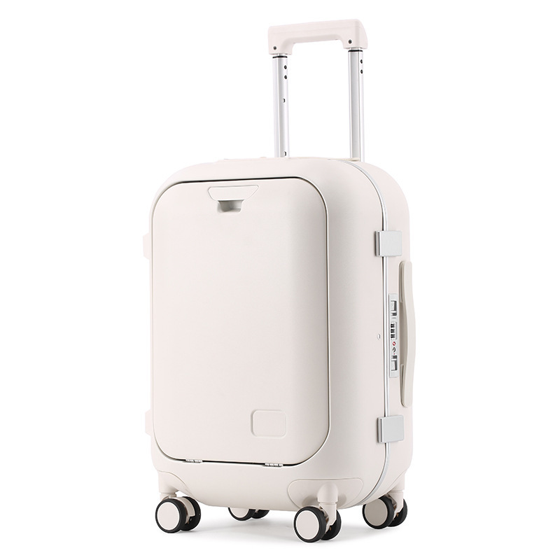 유백색 알루미늄 프레임 모델 [듀얼 충전 포트 + 컵홀더]