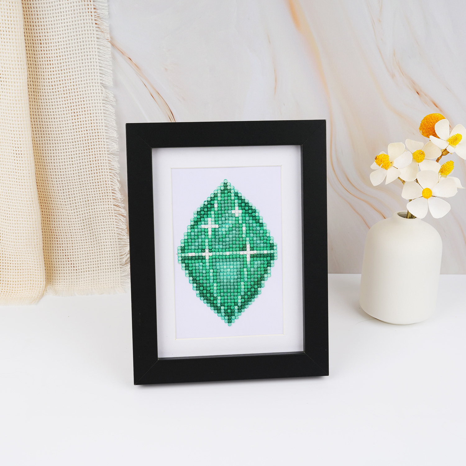 Estación independiente transfronteriza 5D pintura de diamantes 5 * 7 pulgadas sin marco acrílico diamante pegatinas decoración al por mayor joyas decoración