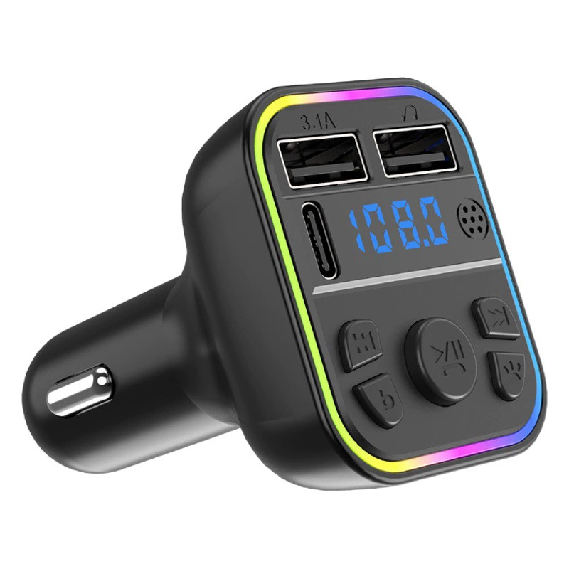 Новый G40 автомобильный Bluetooth громкой связи MP3-плеер автомобильный FM-передатчик TYPE-C Bluetooth Dual USB автомобильное зарядное устройство