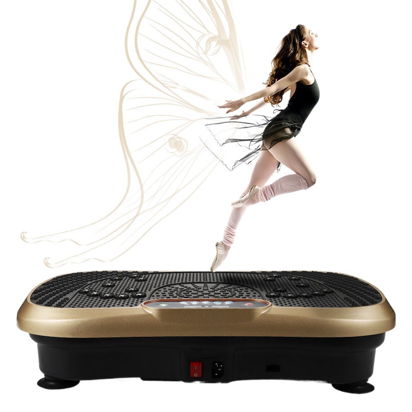 Máquina Vibratoria de Pie para Adelgazar Vibración Corporal Multifuncional para Uso Doméstico