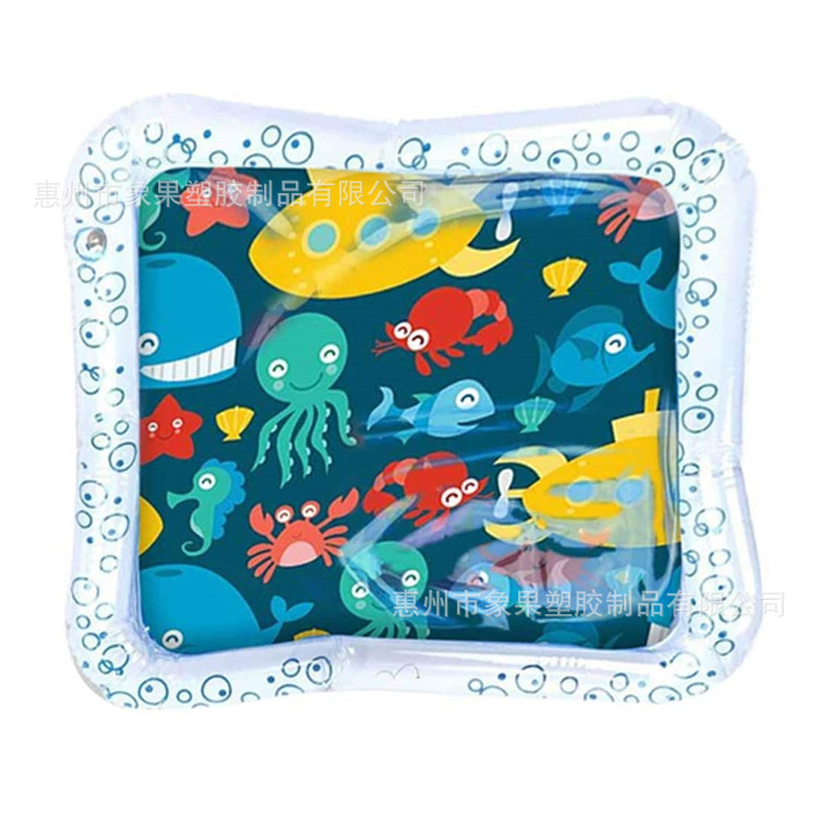Las almohadillas de agua para bebés guían a los bebés a aprender a gatear las almohadillas de inyección de agua CPC no contiene BPA, inspección completa de inflado de fábrica transfronteriza