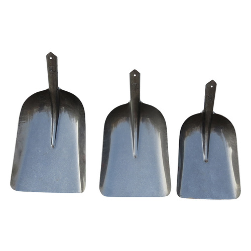 Square head shovel, steel shovel head, flat shovel, square shovel, large coal shovel head, widened head iron shovel with wooden handle, coal and snow shovel
