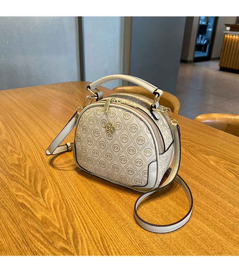Women's Crossbody Bag Small Round Shoulder Bag Versatile Style_voghion.com
