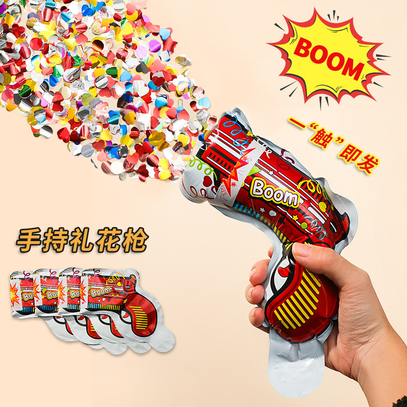 新築祝い花火銃インフレータブルセレモニー新居引っ越しセレモニー雰囲気手持ち式花火銃新居装飾|undefined