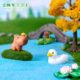 Micro landscape creative cute capybara small doll blind boxed jewelry accessories car desktop small ornaments