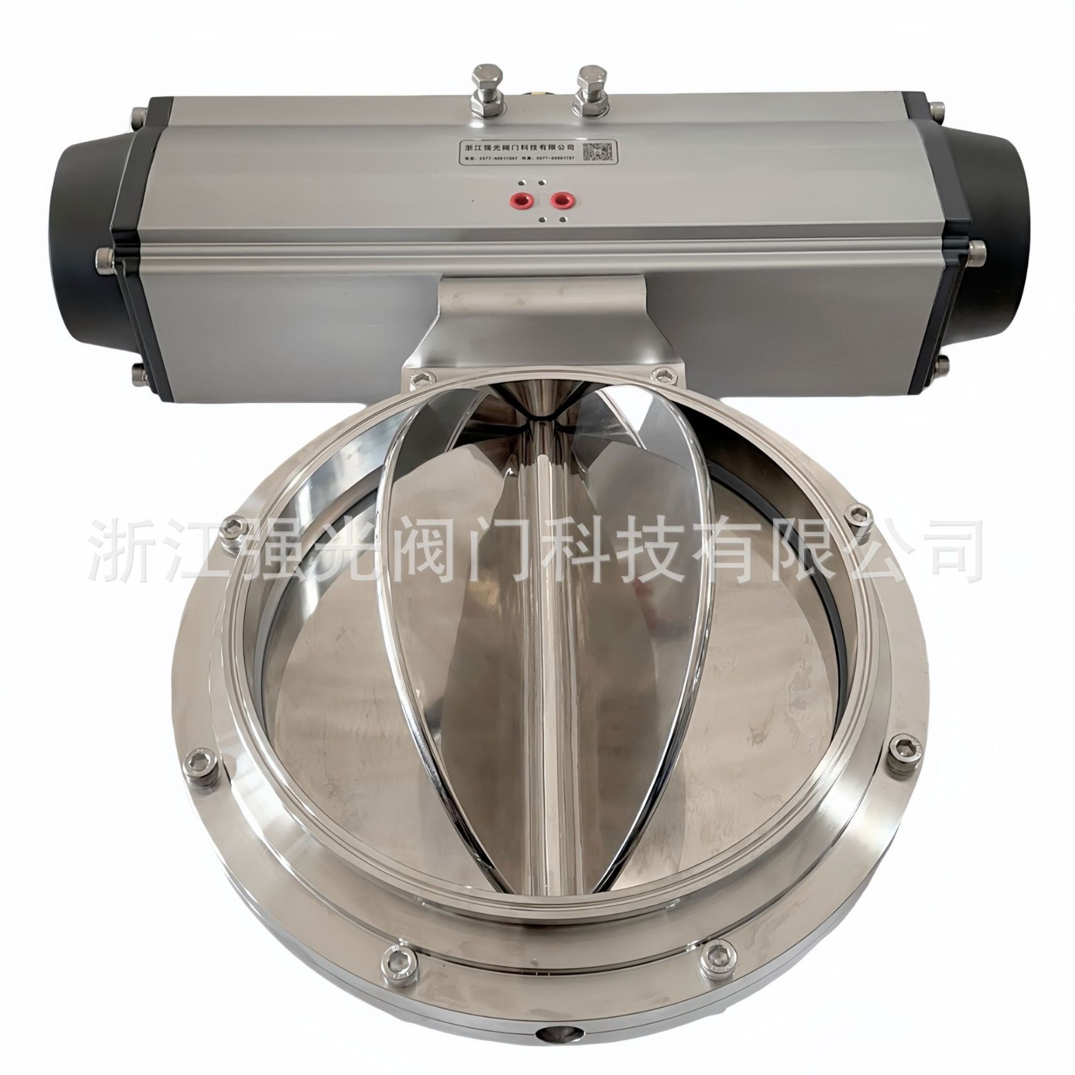 卫生级食品级不锈钢气动，六瓣快装蝶阀，多瓣快装蝶阀，304/316L