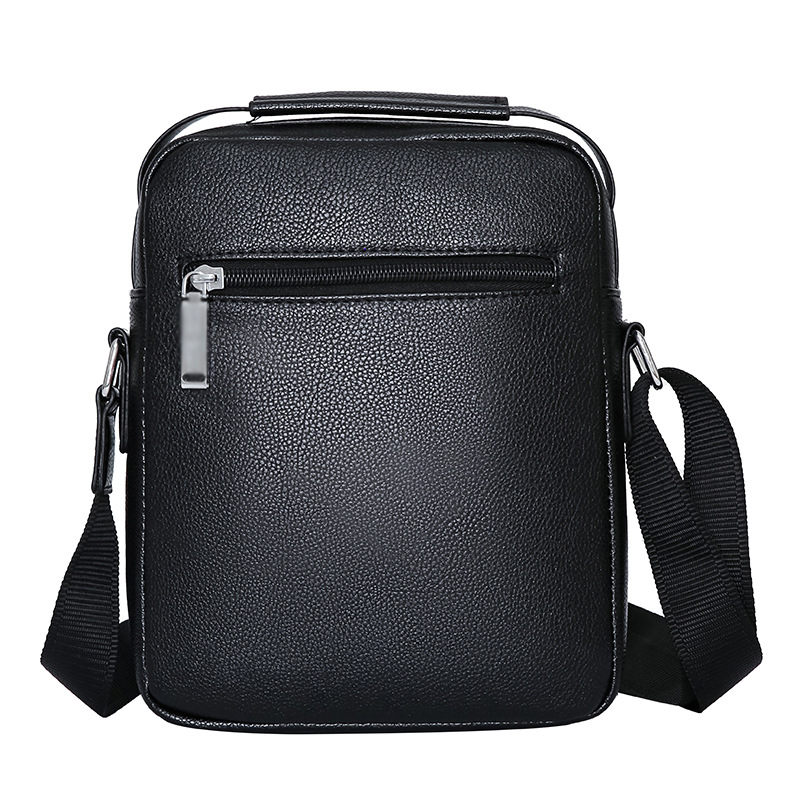 Borsa a mano grande da uomo urbana, cartella verticale da lavoro, borsa a tracolla monospalla in morbida pelle, alla moda_voghion.com