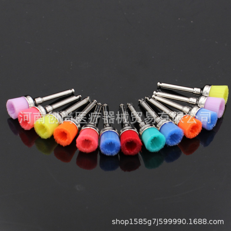 Dental polishing brush polishing cup color bowl brush nylon polishing brush dental material