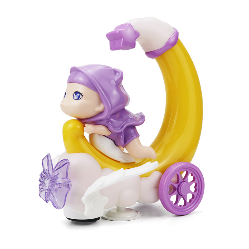 Nuevo movimiento eléctrico universal caminar hermoso sueño genio luz música niños venta caliente juguetes regalos para niños y niñas al por mayor