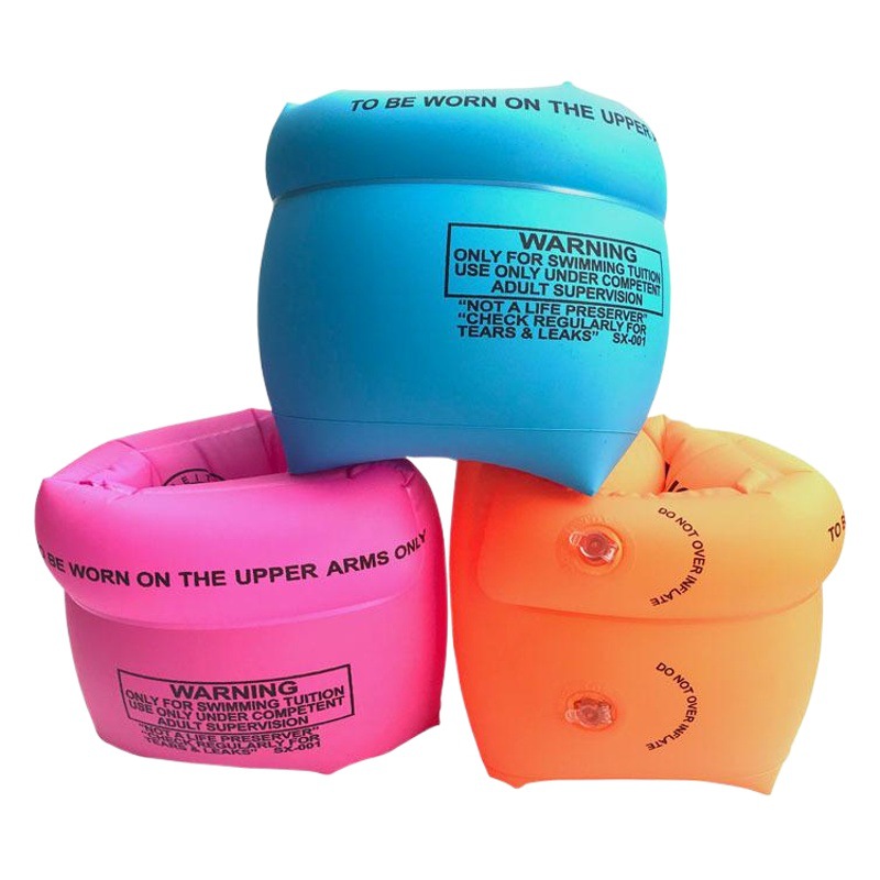 Wholesale Thickened Adult Inflatable Round Water Sleeve Roller Arm Ring Double Air Bag Safety Swimming Arm Ring Cylindrical Water Sleeve